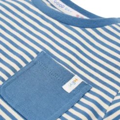 Shirt short sleeve - Blue - Indigo Sand Stripe