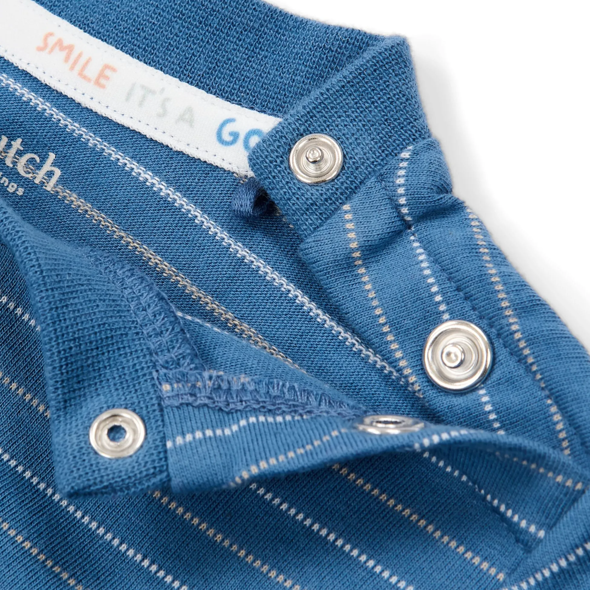 Shirt short sleeve - Blue - Indigo Stripe