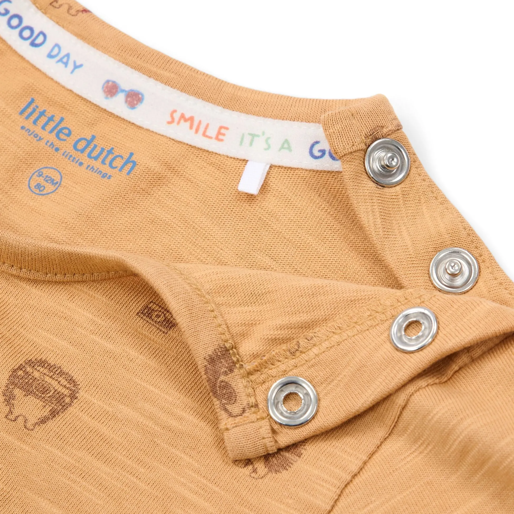 Shirt short sleeve - Brown