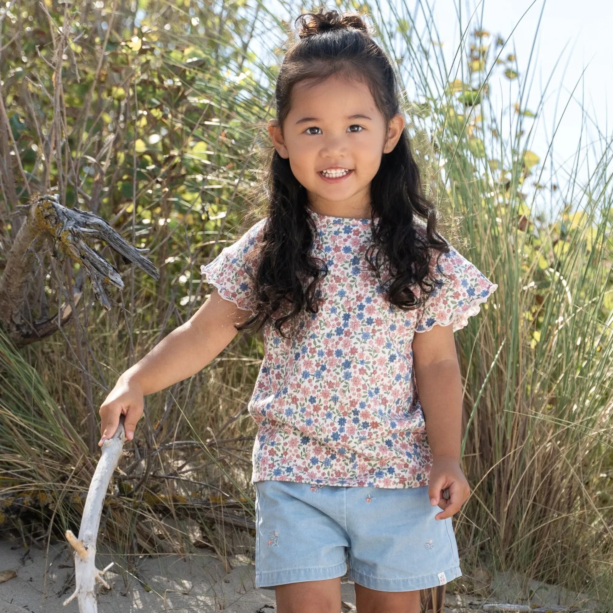 Shirt short sleeve - Meadow Flowers