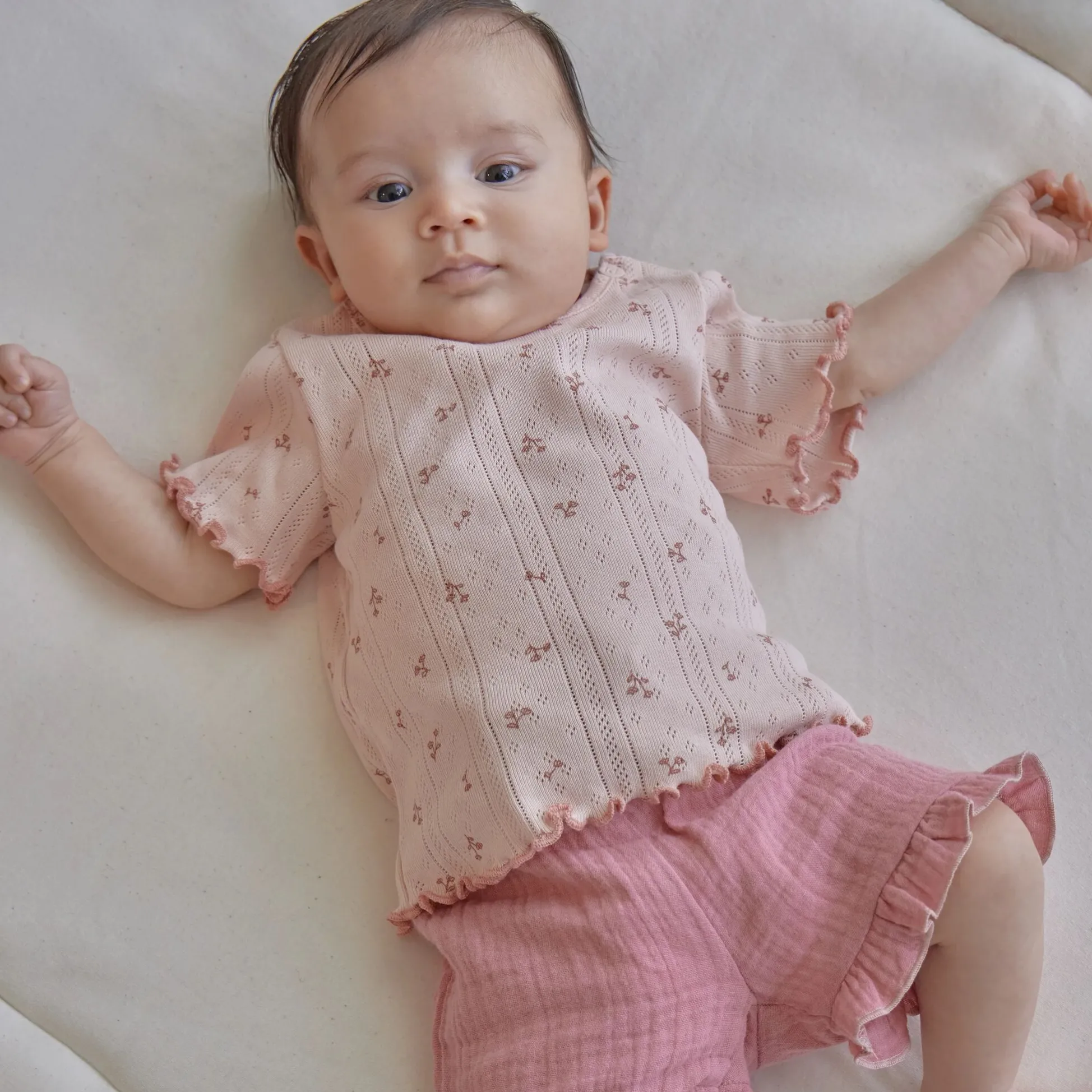 Shirt short sleeve - Pink - Fairy Flowers