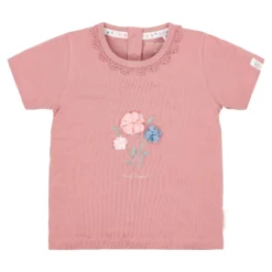 Shirt short sleeve - Ruffles - Pink