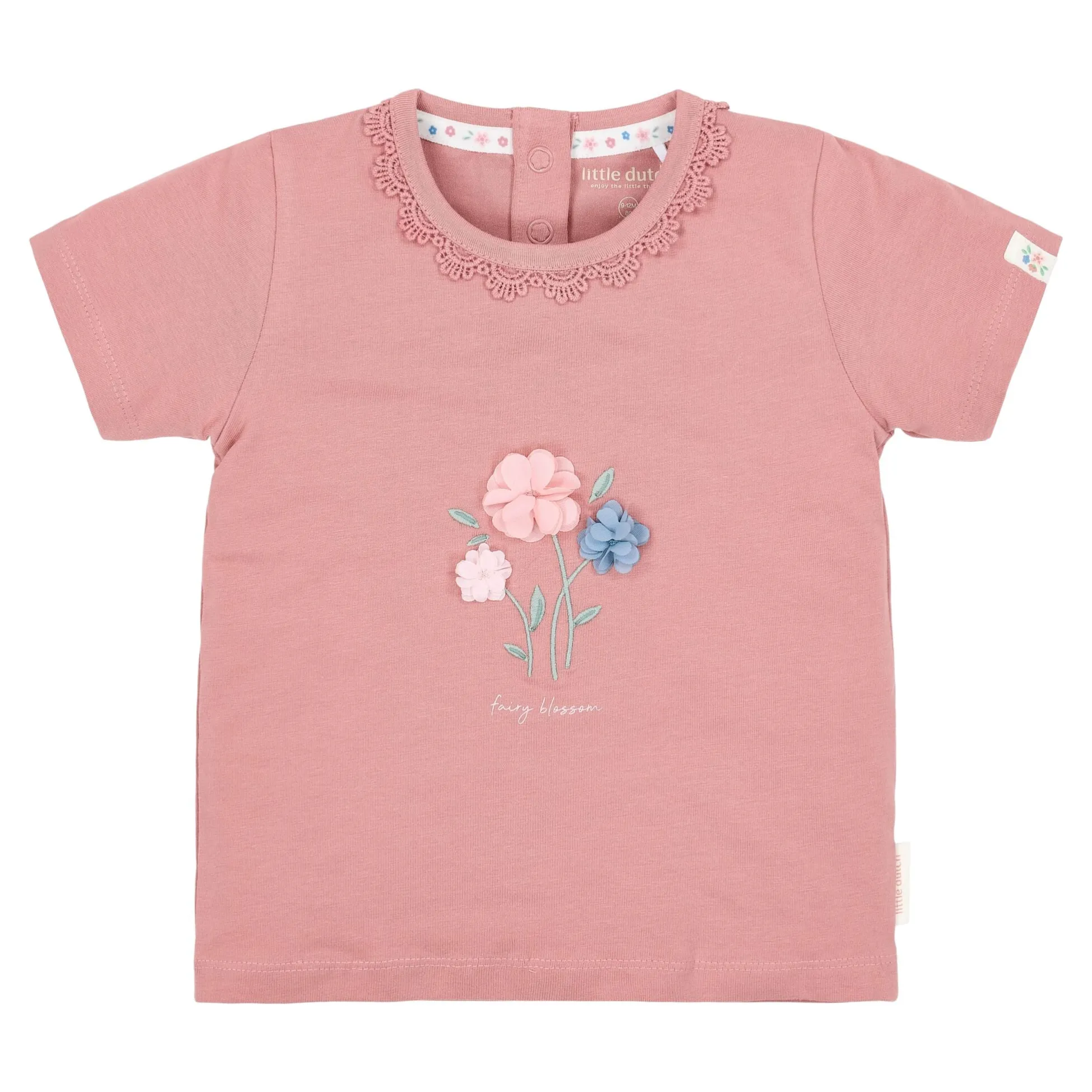 Shirt short sleeve - Ruffles - Pink