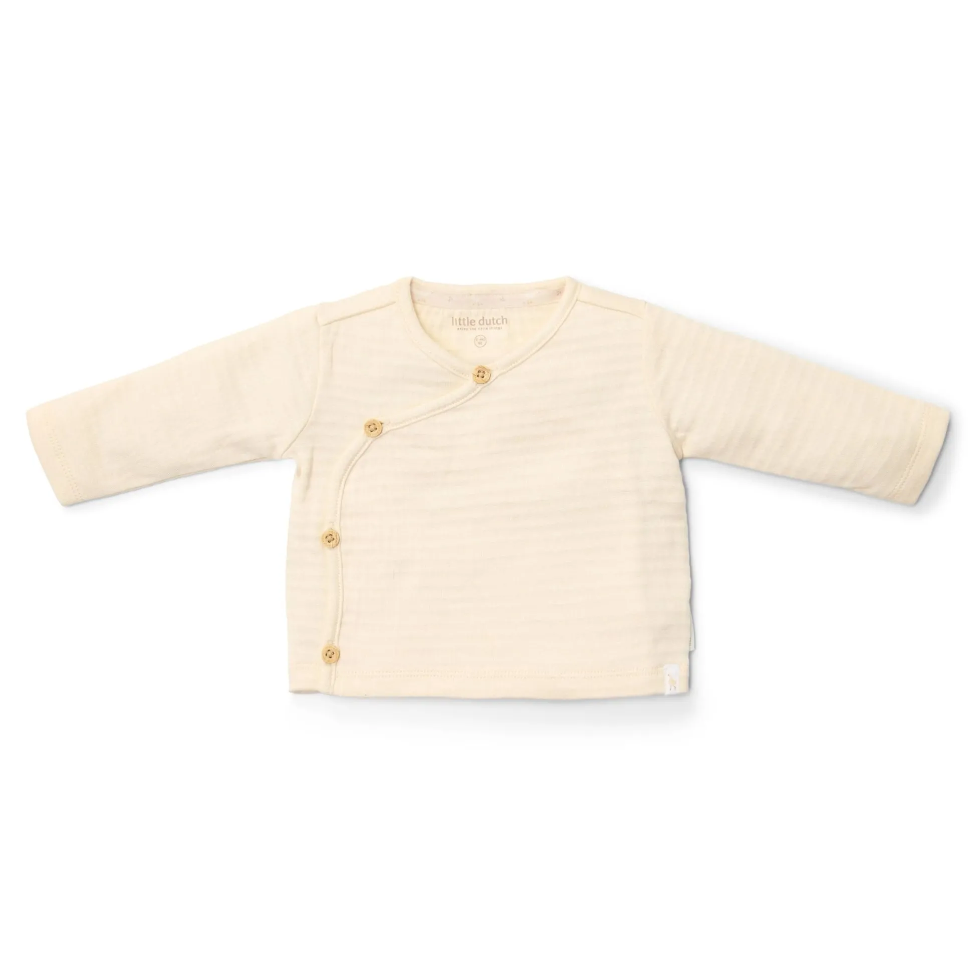 Shirt wrap long sleeve - Beige - Newborn Naturals