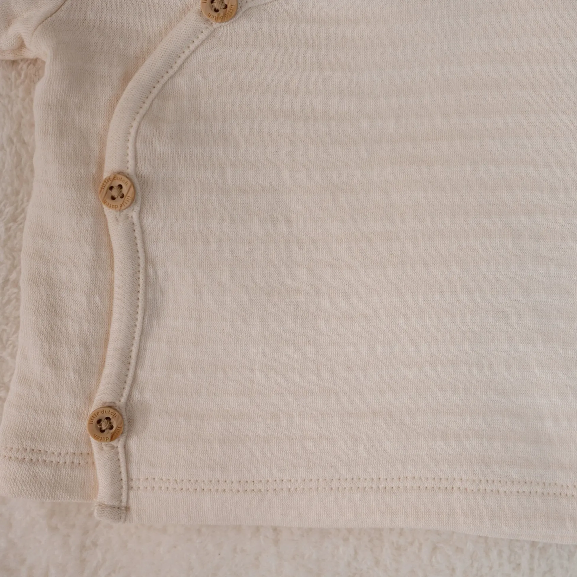 Shirt wrap long sleeve - Beige - Newborn Naturals