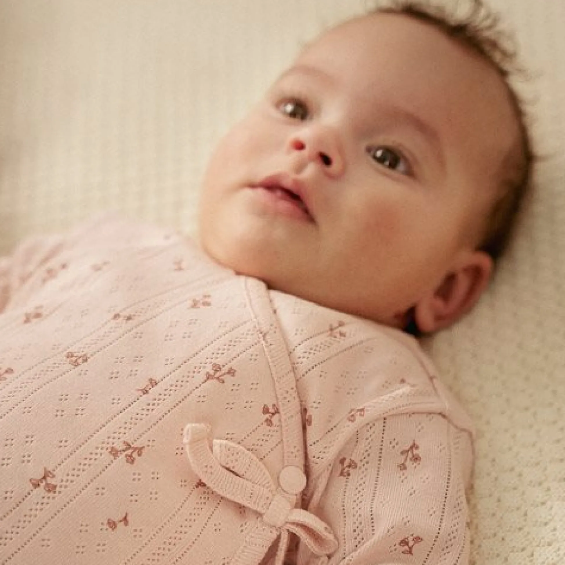 Shirt wrap long sleeve - Pink - Fairy Garden - Fairy Flowers