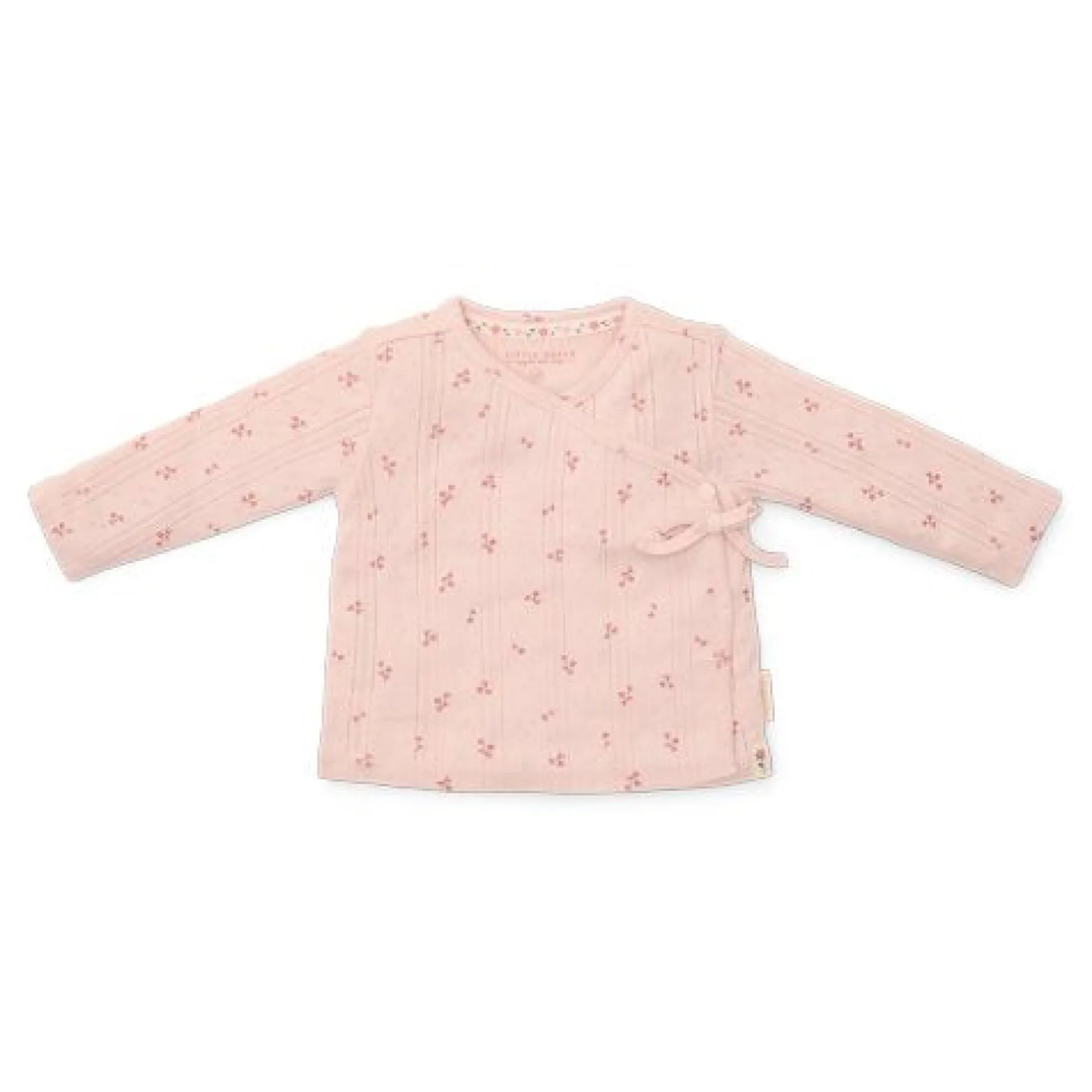 Shirt wrap long sleeve - Pink - Fairy Garden - Fairy Flowers