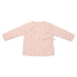 Shirt wrap long sleeve - Pink - Fairy Garden - Fairy Flowers