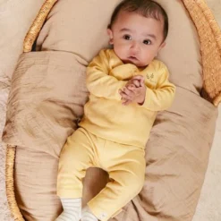 Shirt wrap long sleeve - Yellow - Little Farm