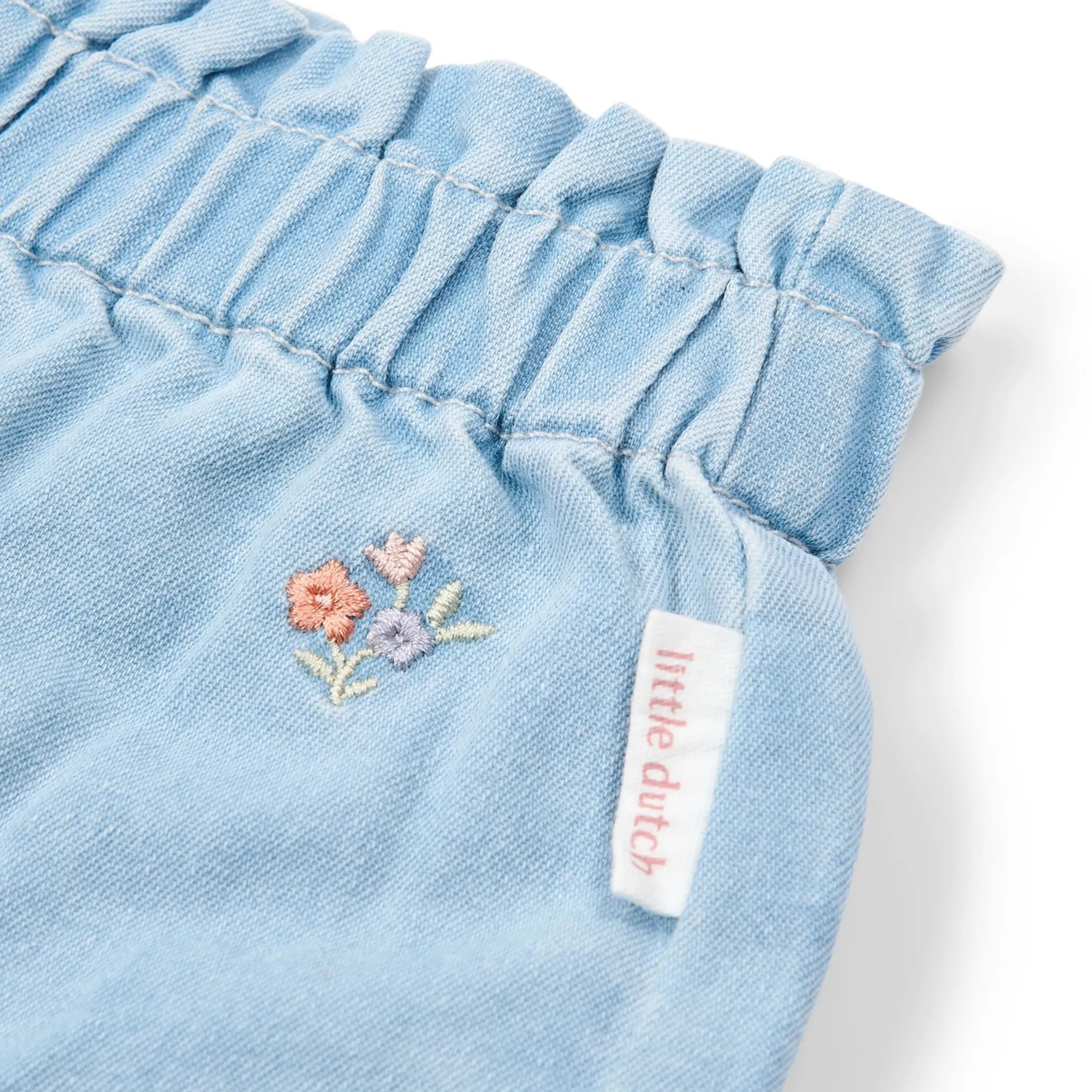 Shorts embroidered - Blue