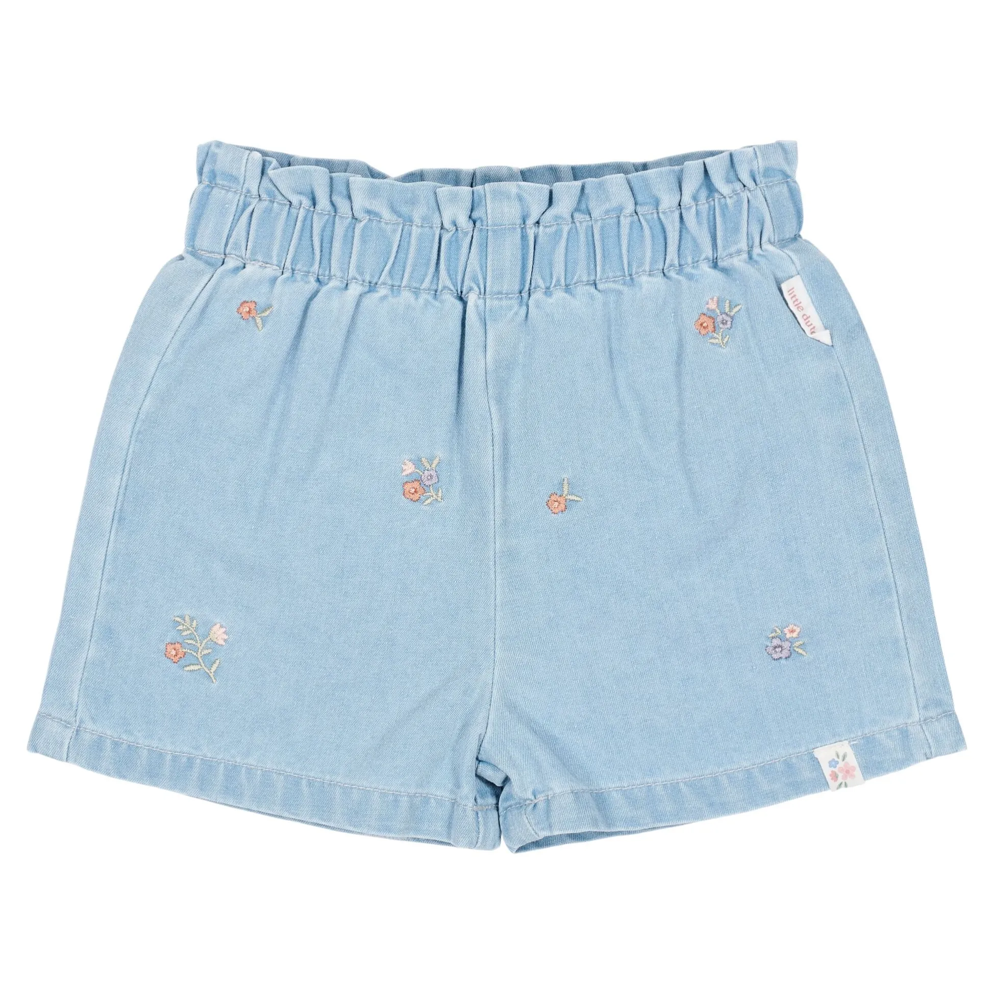 Shorts embroidered - Blue