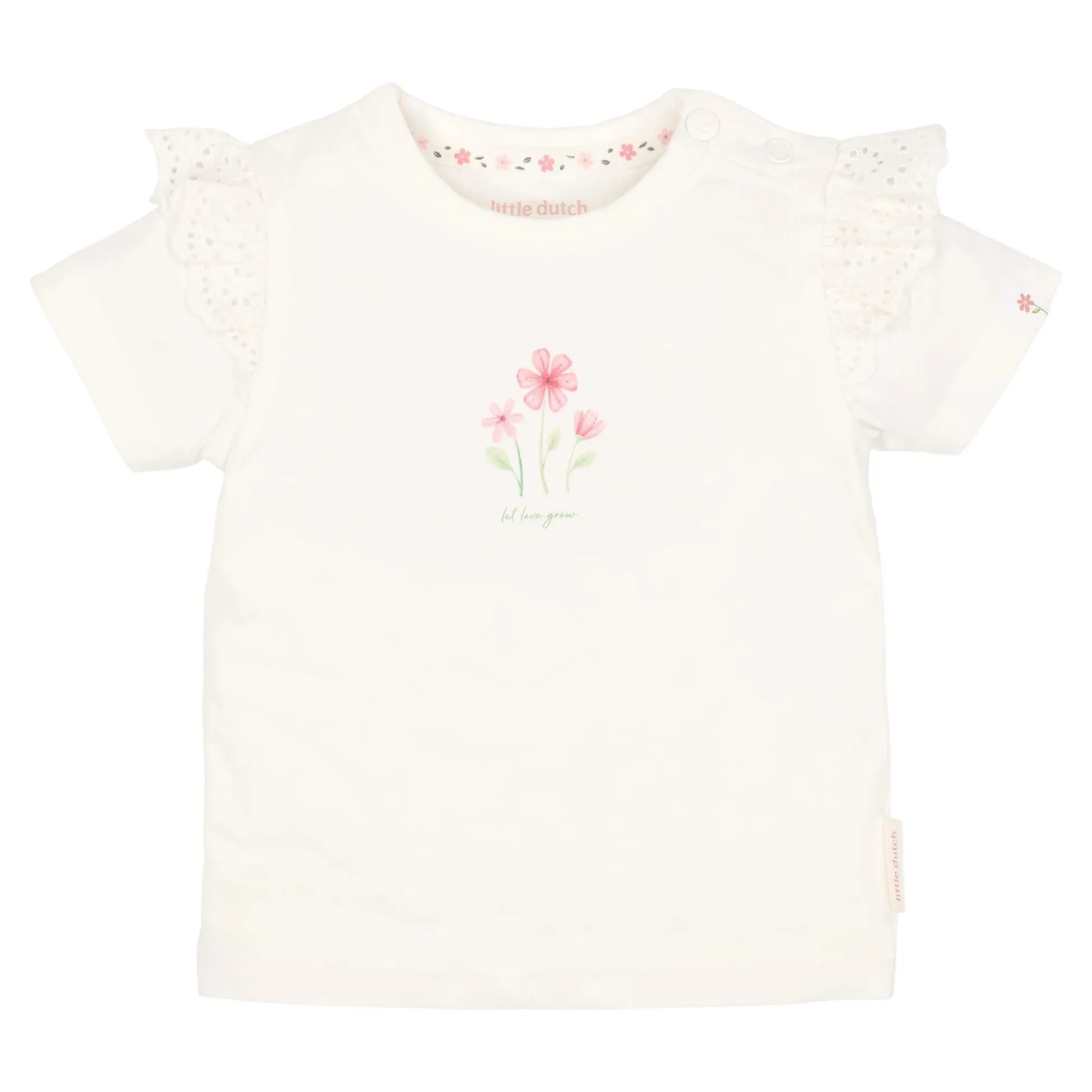 Short sleeve shirt - White - Flowers