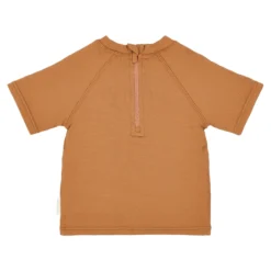 Short sleeve swim shirt - Brown