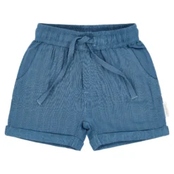 Shorts linen - Blue