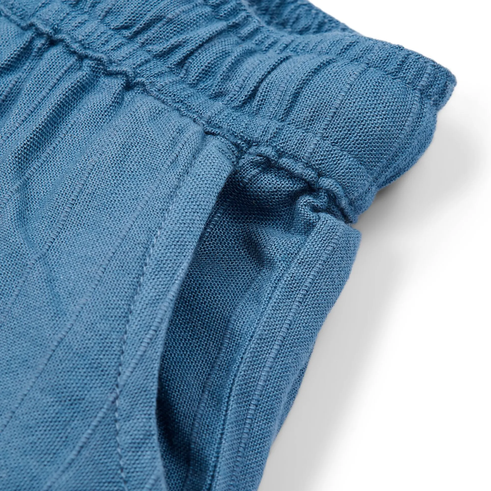 Shorts linen - Blue