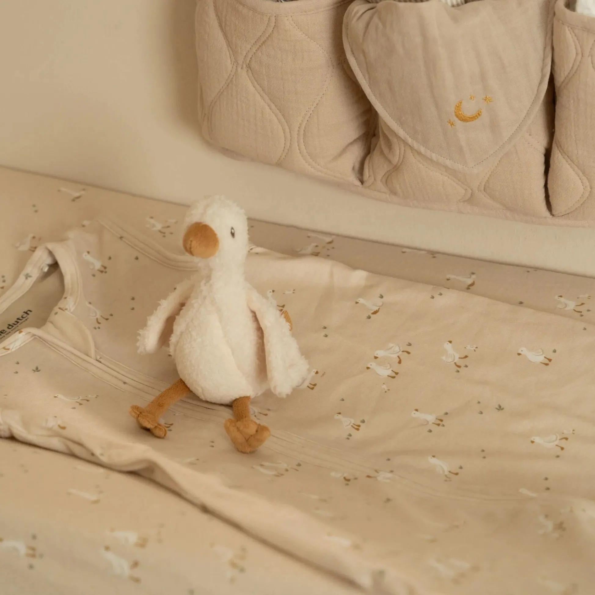 Sleeping bag summer – Beige – Size 90 cm – Newborn Naturals – Little Goose