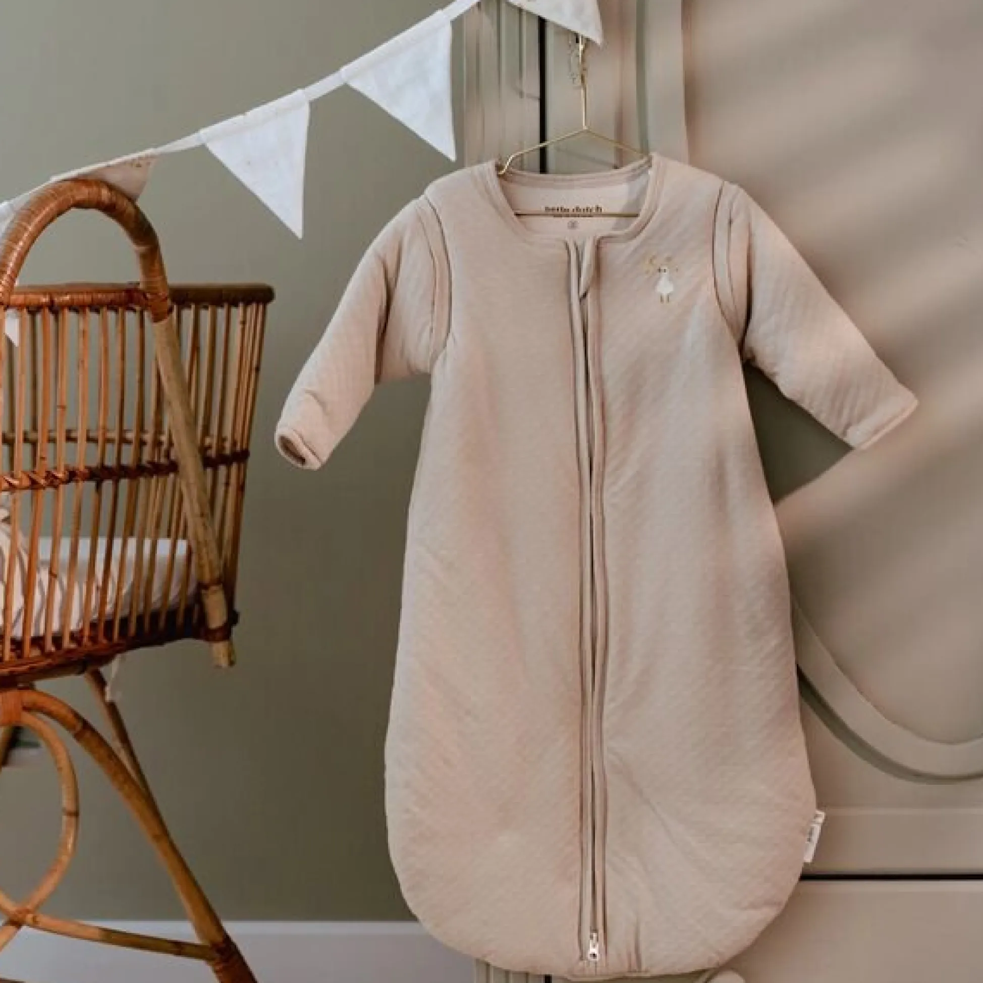 Sleeping bag winter – Beige – Size 90 cm – Newborn Naturals – Little Goose