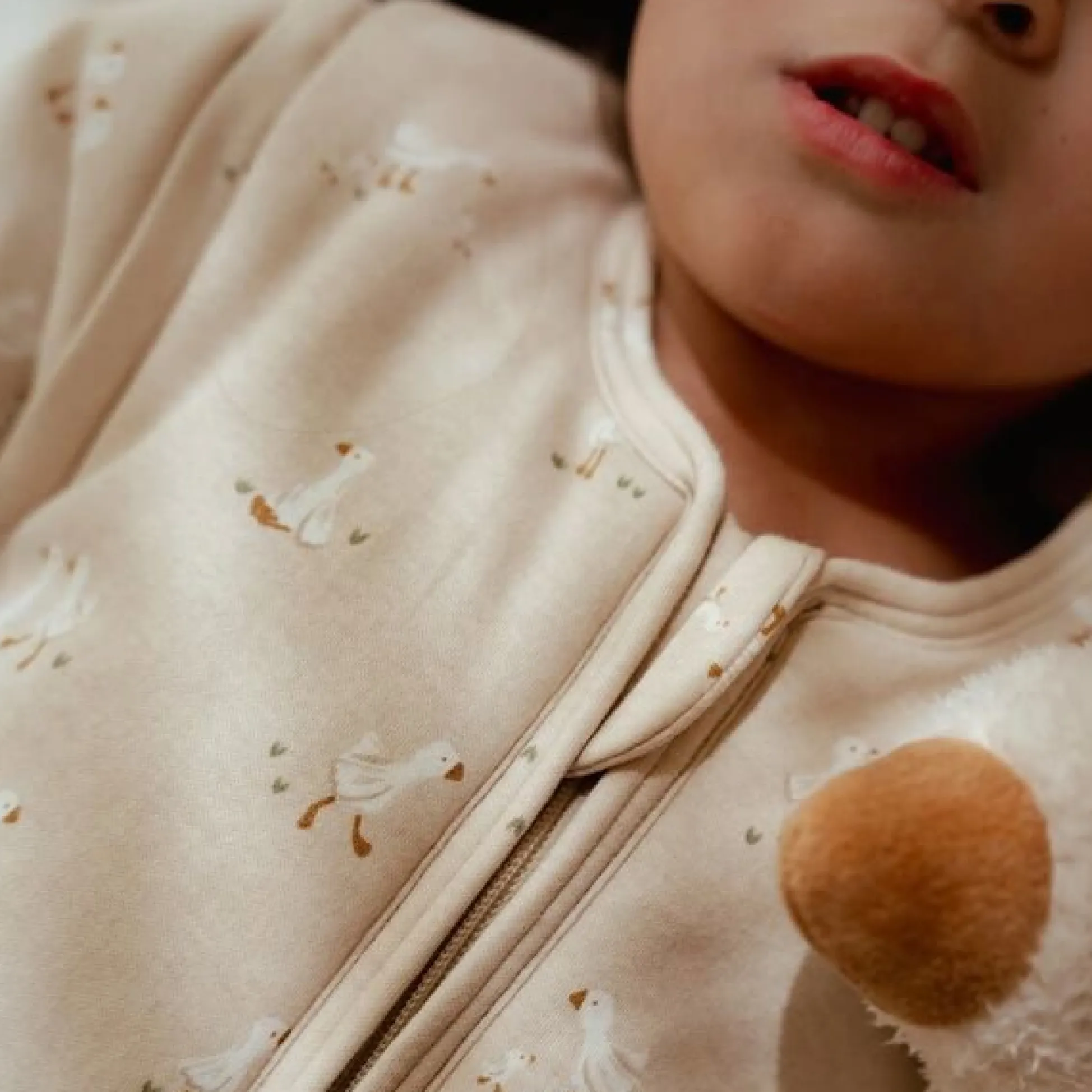 Sleeping bag winter – Beige – Size 70 cm – Newborn Naturals – Little Goose