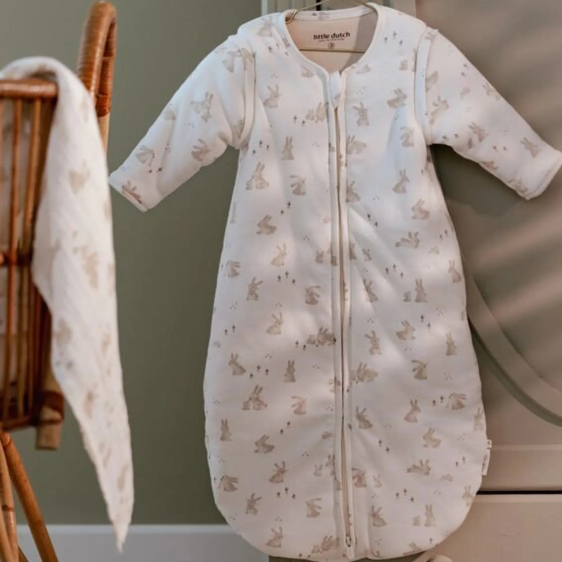 Sleeping bag winter – White – Size 70 cm – Newborn Naturals – Baby Bunny