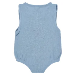 Sleeveless romper - Blue