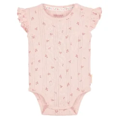 Sleeveless romper - Pink - Fairy Flowers