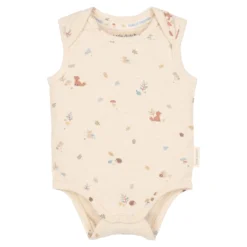 Sleeveless romper - Sand