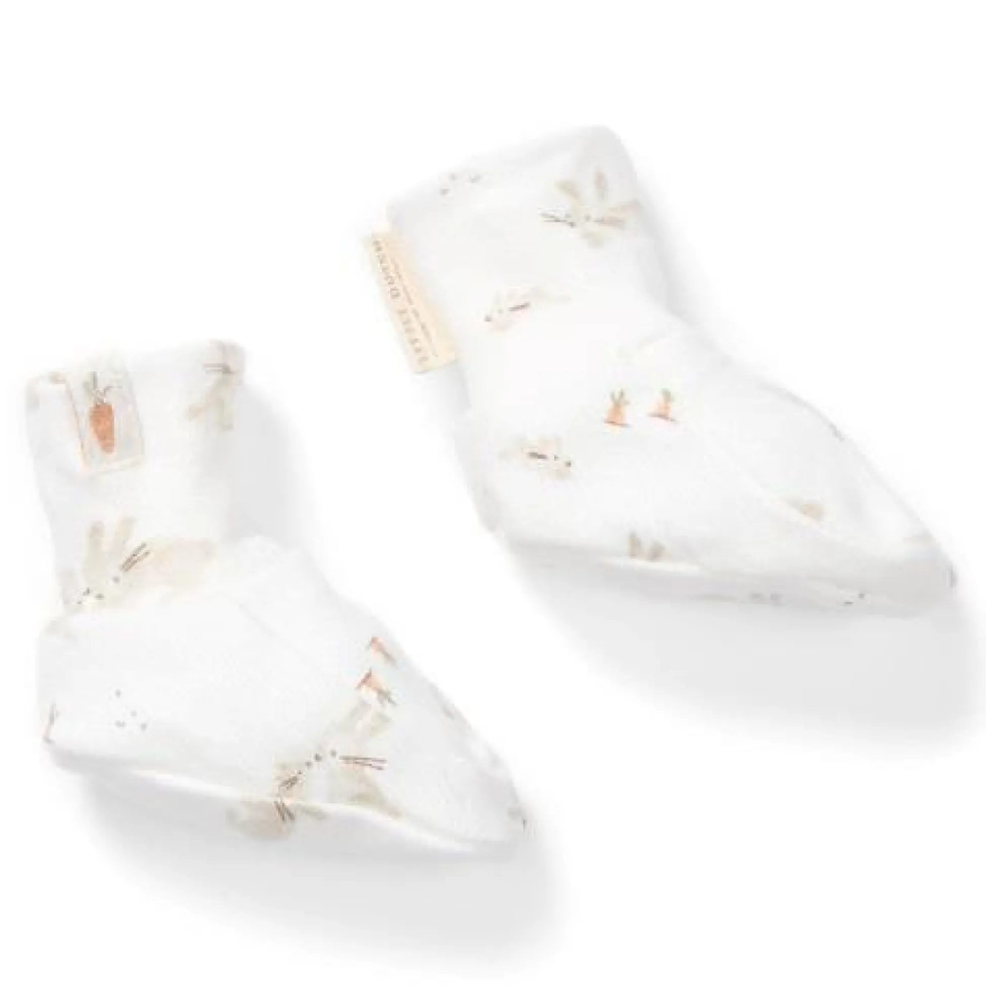 Slippers - White - Newborn Naturals - Baby Bunny