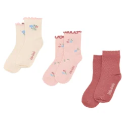 Socks - Set of 3 - Pink