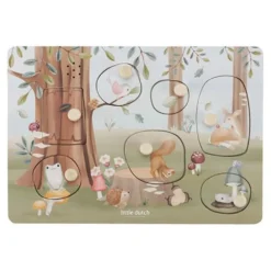 Sound puzzle - Blue - Forest Friends