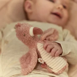 Squeeze rattle Flamingo - Pink