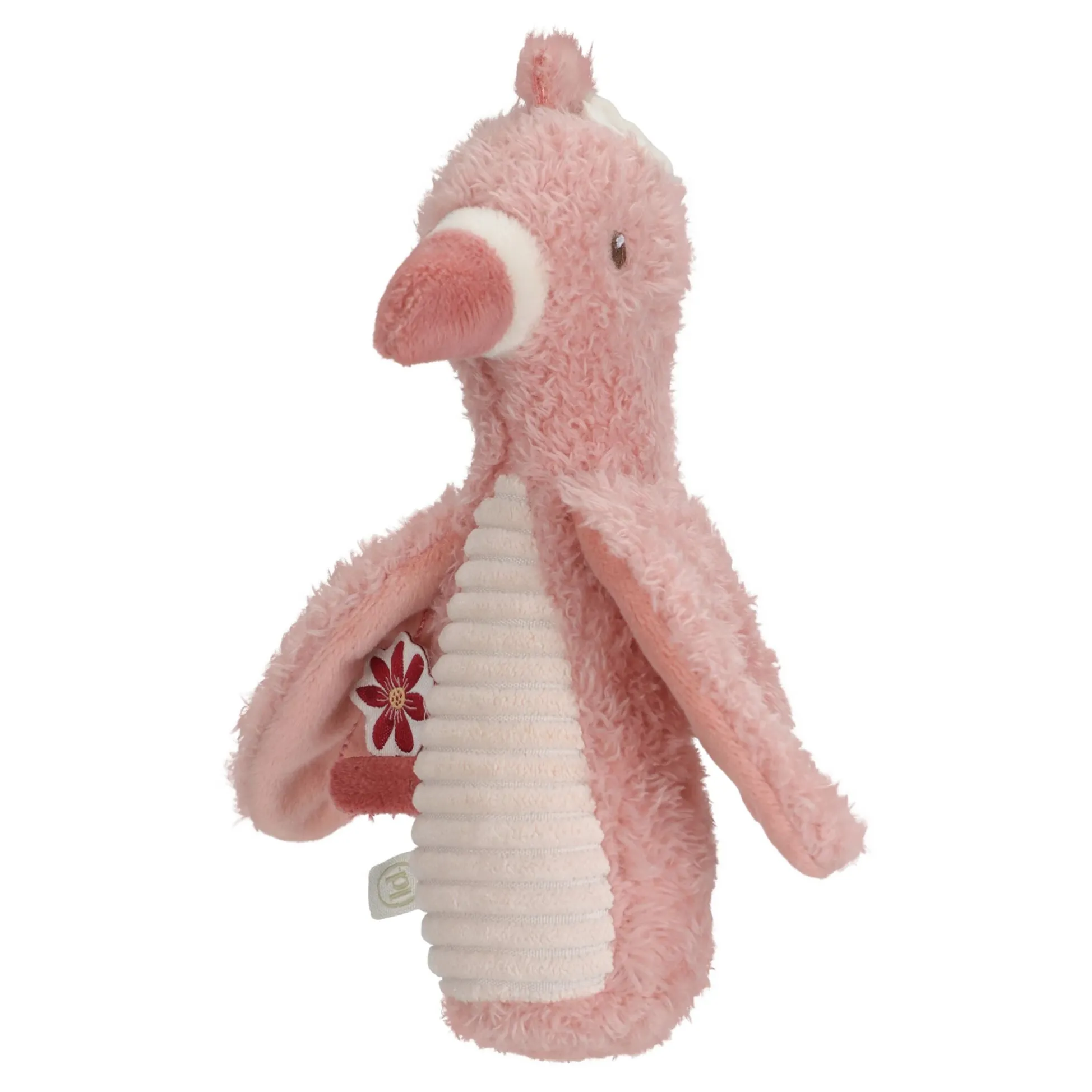 Squeeze rattle Flamingo - Pink