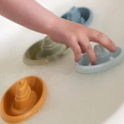 Stackable Bath Boats Blue