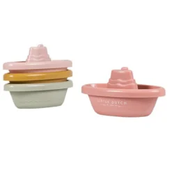 Stackable Bath Boats Pink