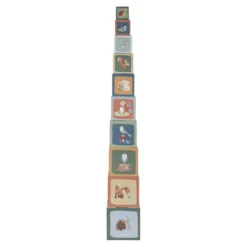 Stacking blocks - Blue - Forest Friends