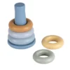 Stacking rings Blue plastic