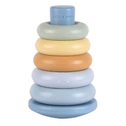 Stacking rings Blue plastic