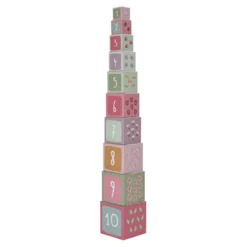Stacking Tower - Pink - Fairy Garden