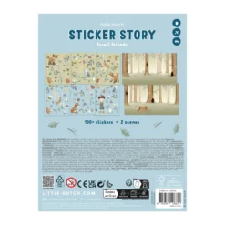 Sticker set forest friends