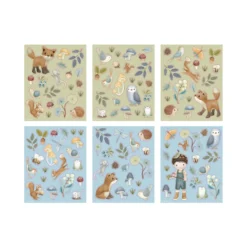 Sticker set forest friends
