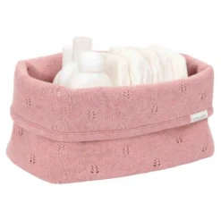Storage basket large - Pink - Essentials