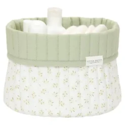 Storage basket small - Green - Essentials - Blueberry Leaves