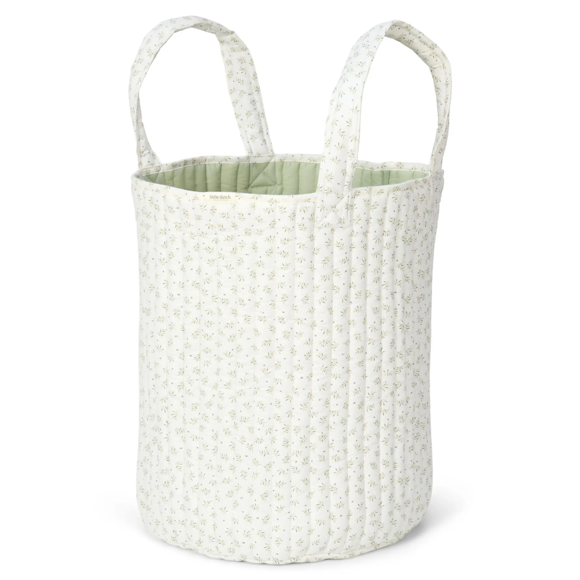 Storage basket XL - Green - Essentials - Blueberry Leaves