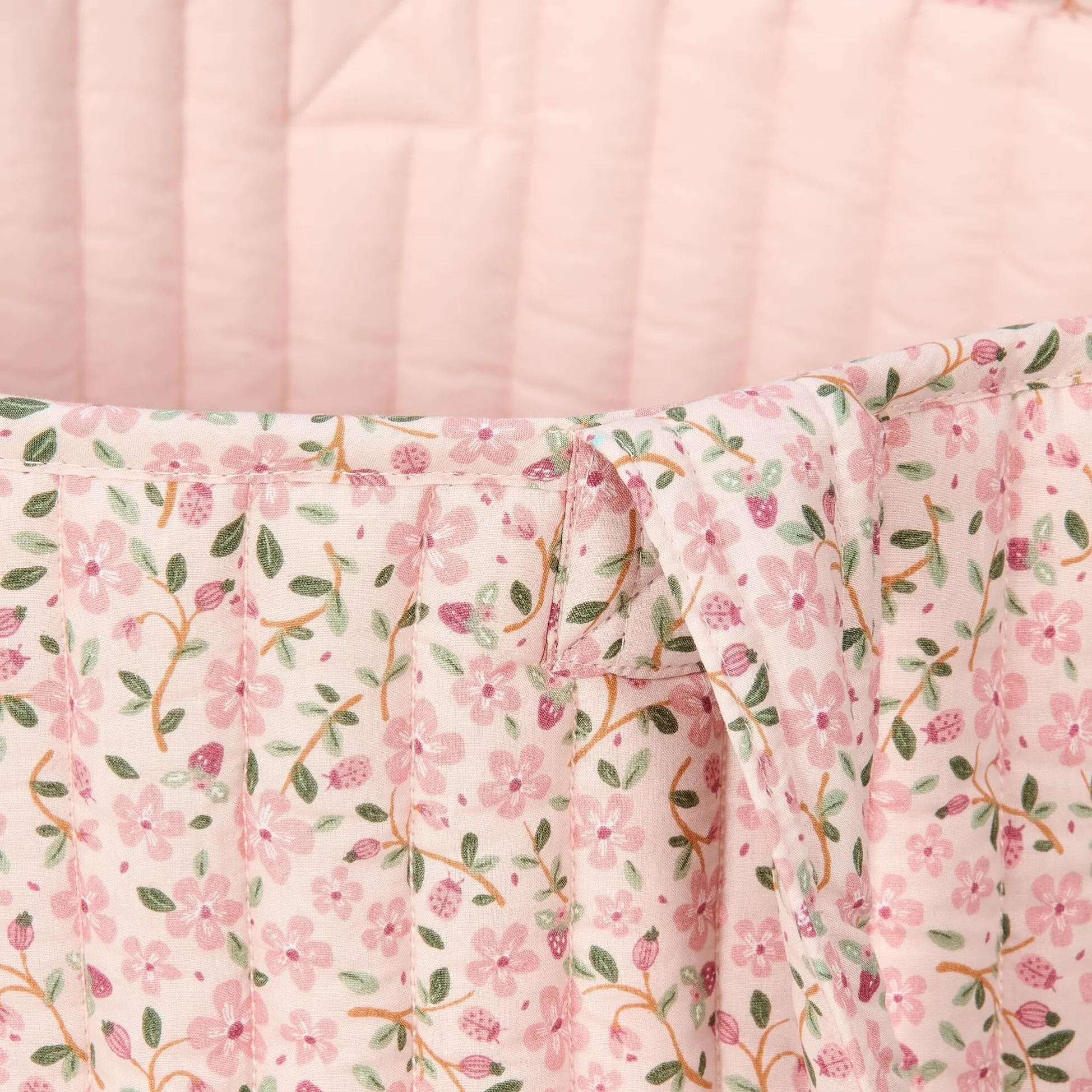 Storage basket XL - Pink - Fairy Floral