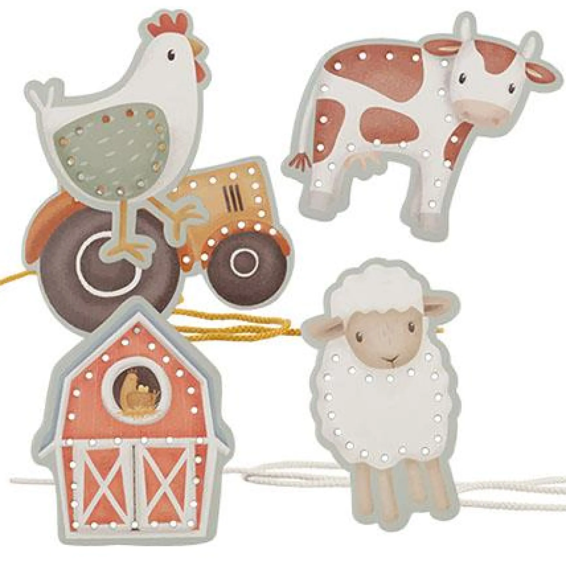 String cards Little Farm