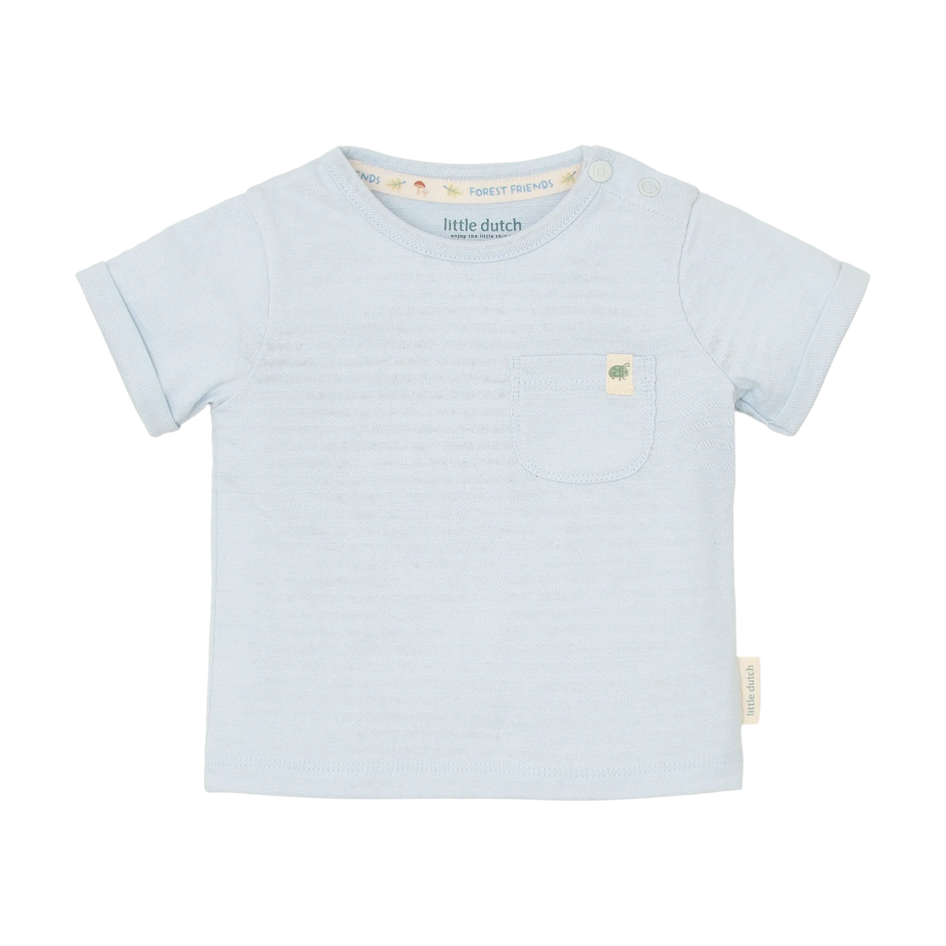Striped shirt short sleeve - Blue