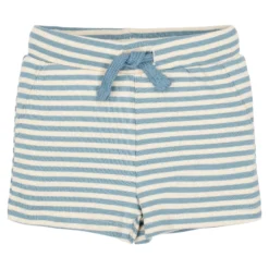 Striped shorts - Blue