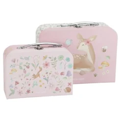 Suitcase - Pink - Fairy Garden