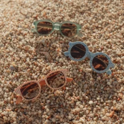 Sunglasses - Brown - Stripes