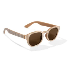 Sunglasses - Brown - Stripes