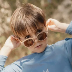 Sunglasses - Brown - Stripes